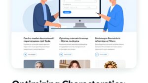 Современная иллюстрация процесса SEO оптимизации характеристик товаров для попадания в фильтры маркетплейса Wildberries